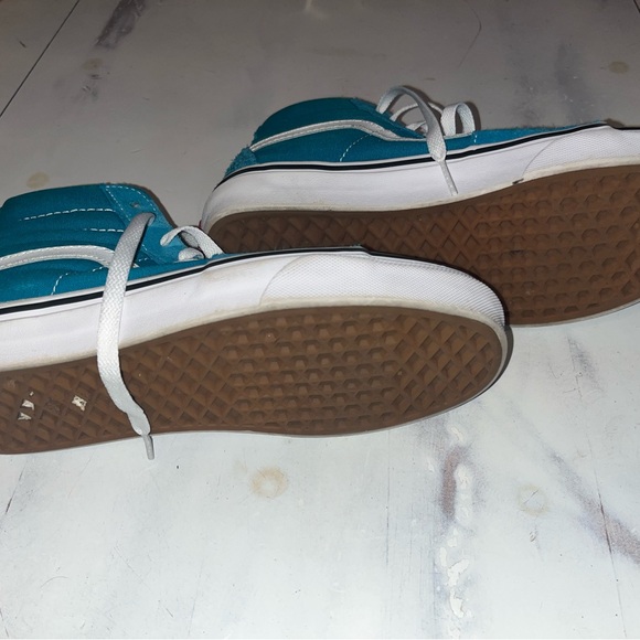 Vans Teal High-Top Sneakers - Picture 3 of 5